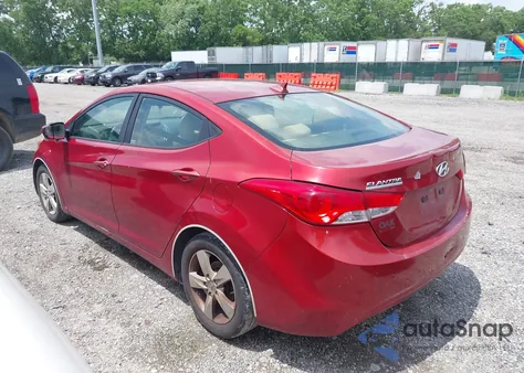 2013 Hyundai Elantra Gls from USA, damaged, VIN KMHDH4AE5DU770152